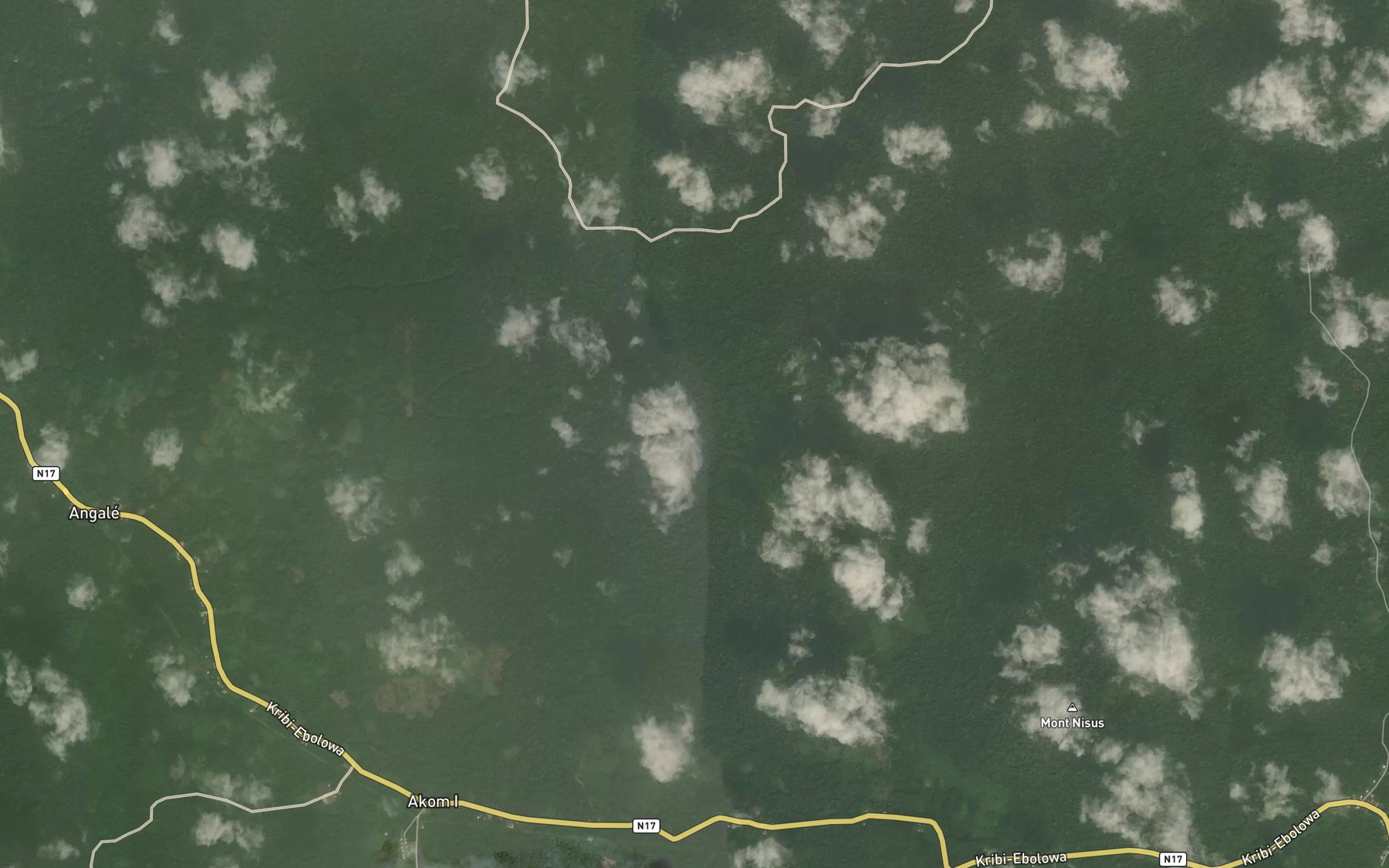 Satellite map of the Bongolo
