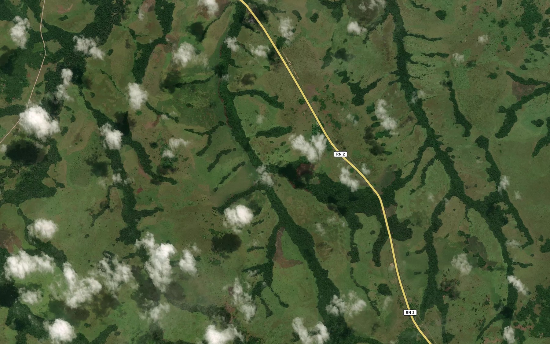 Satellite map of the Ediki