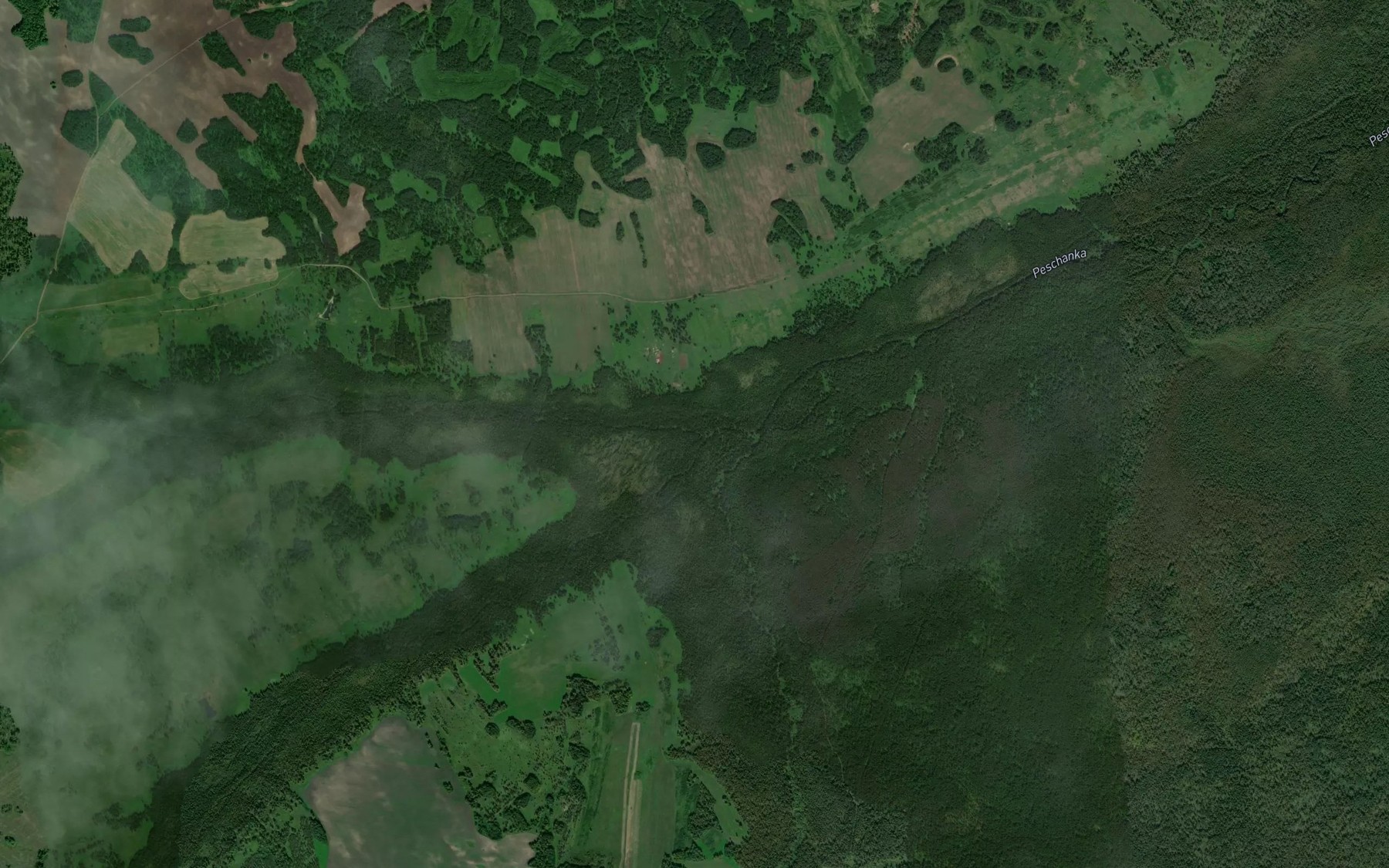 Satellite map of the Kudinka