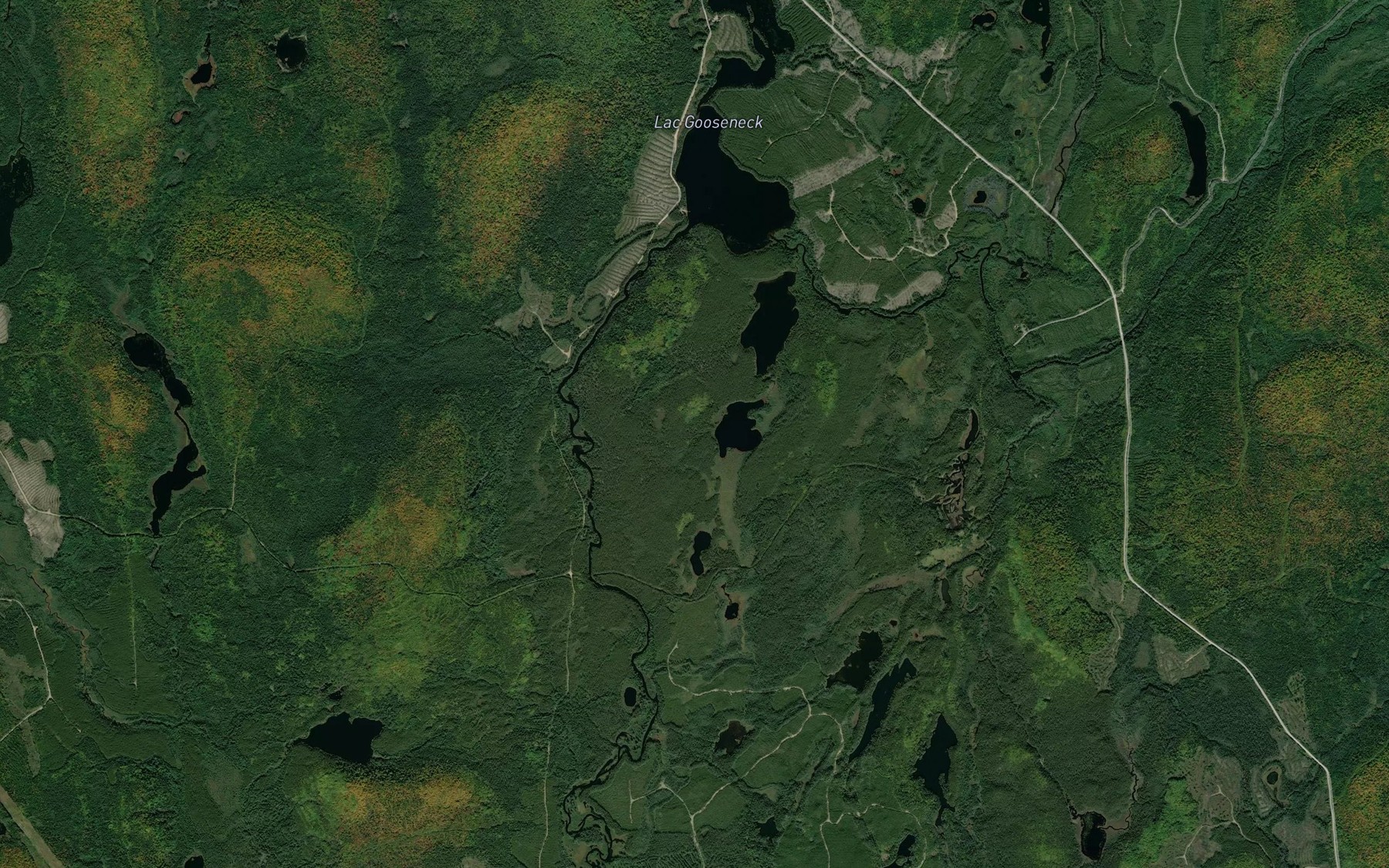 Satellite map of the Lac du Taureau