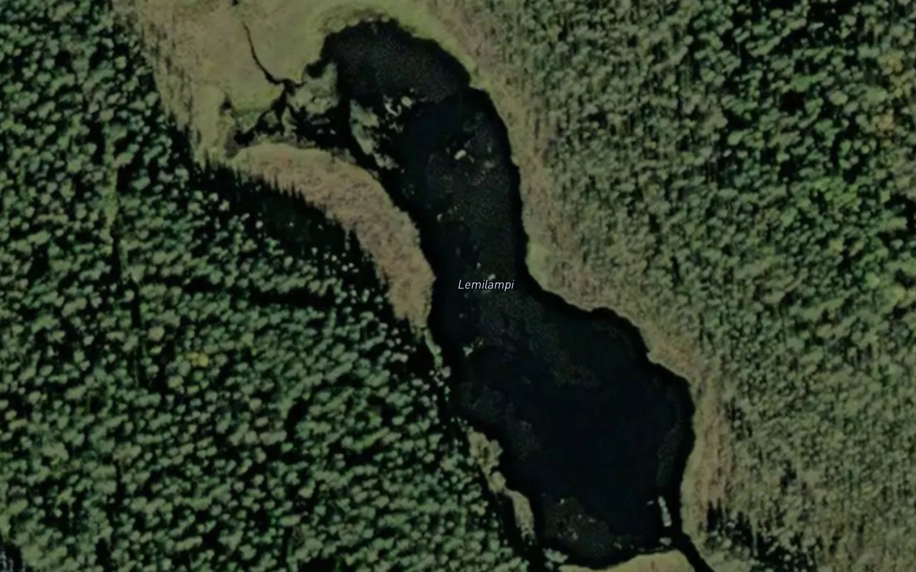 Satellite map of the Lemilampi