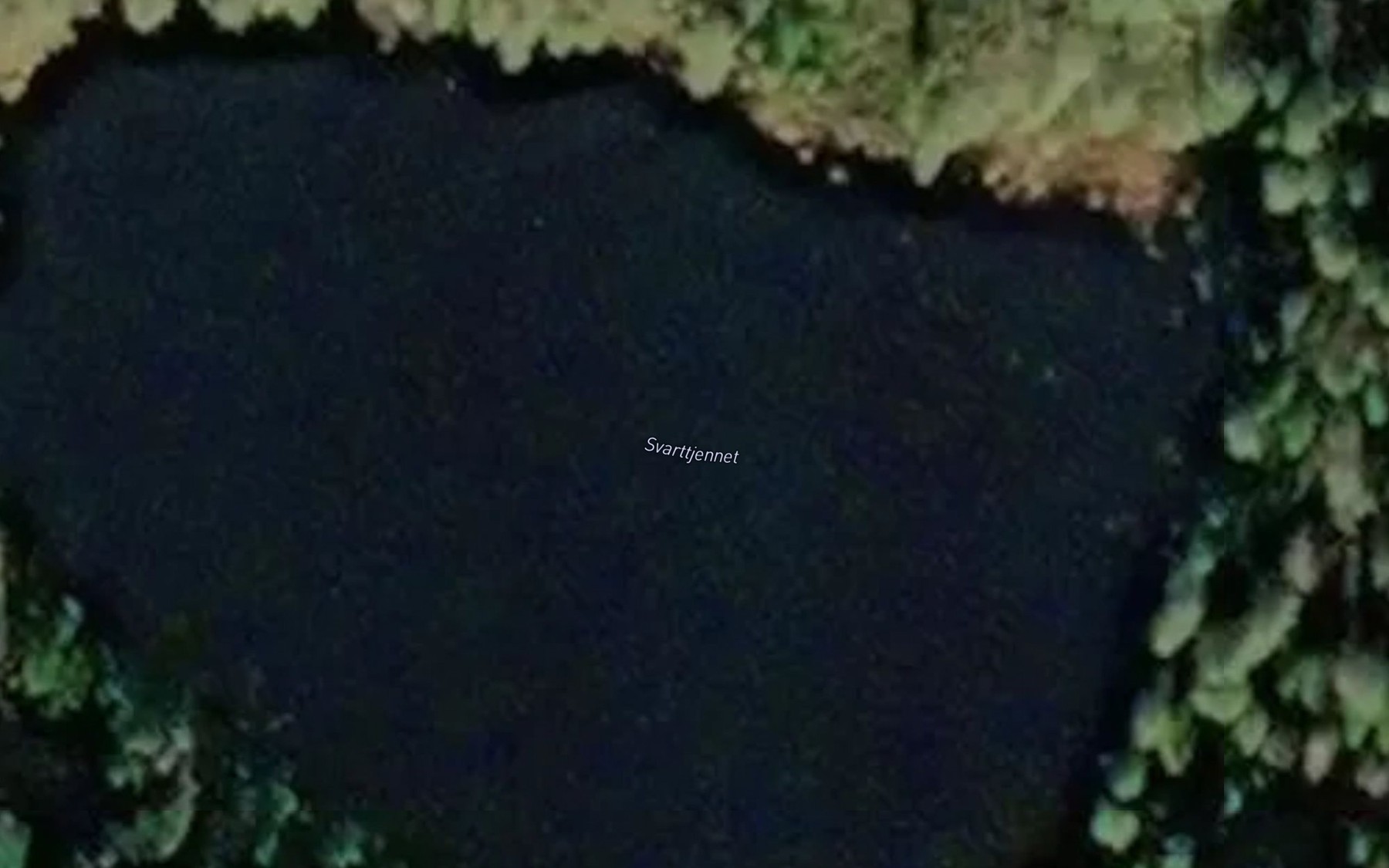 Satellite map of the Svarttjennet