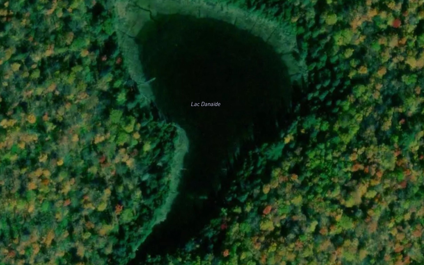 Satellite map of the Lac Danaide
