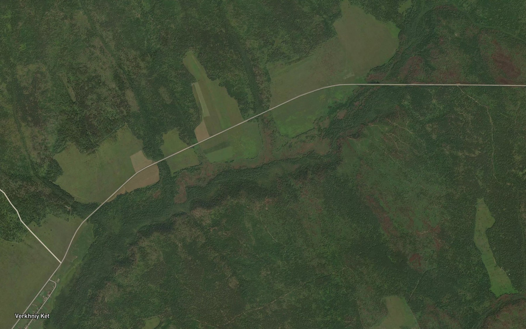 Satellite map of the Cheremoshnaya