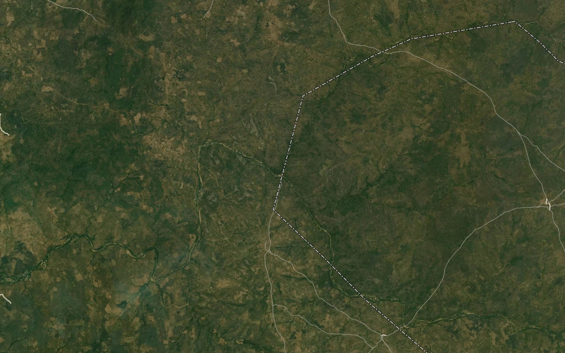 Satellite map of the River Yani