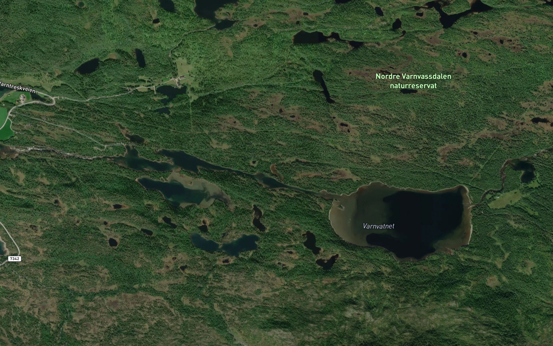Satellite map of the Litlaven