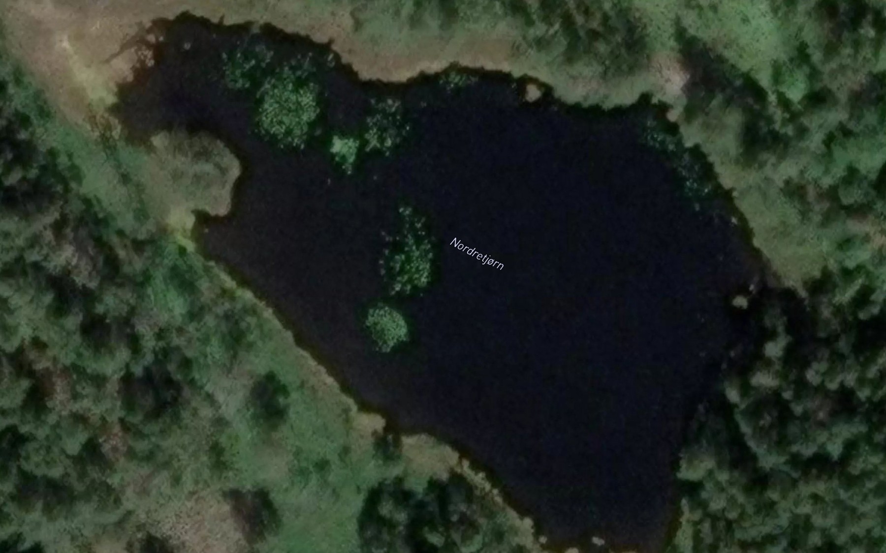 Satellite map of the Nordretjorn