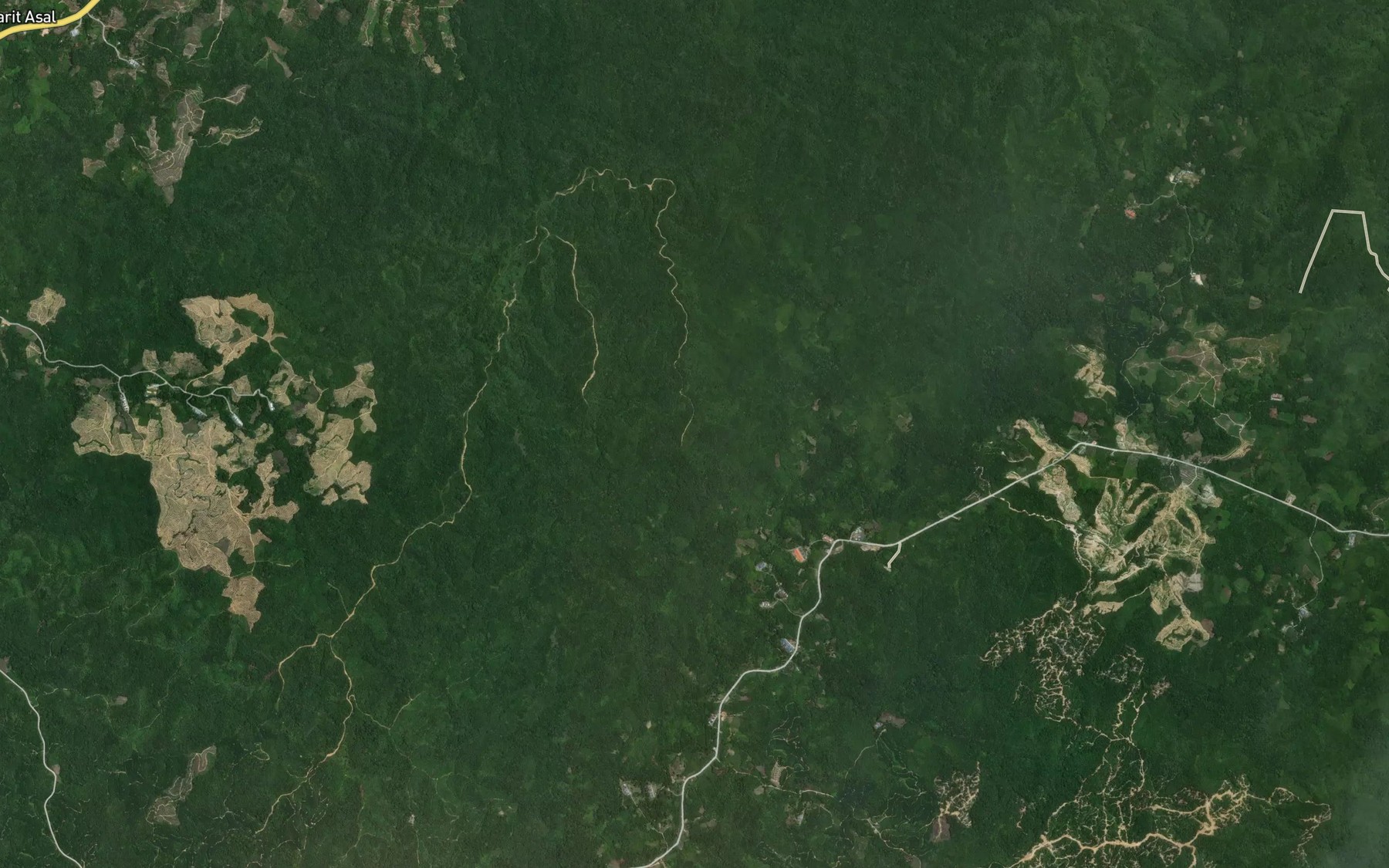 Satellite map of the Sungai Atoi