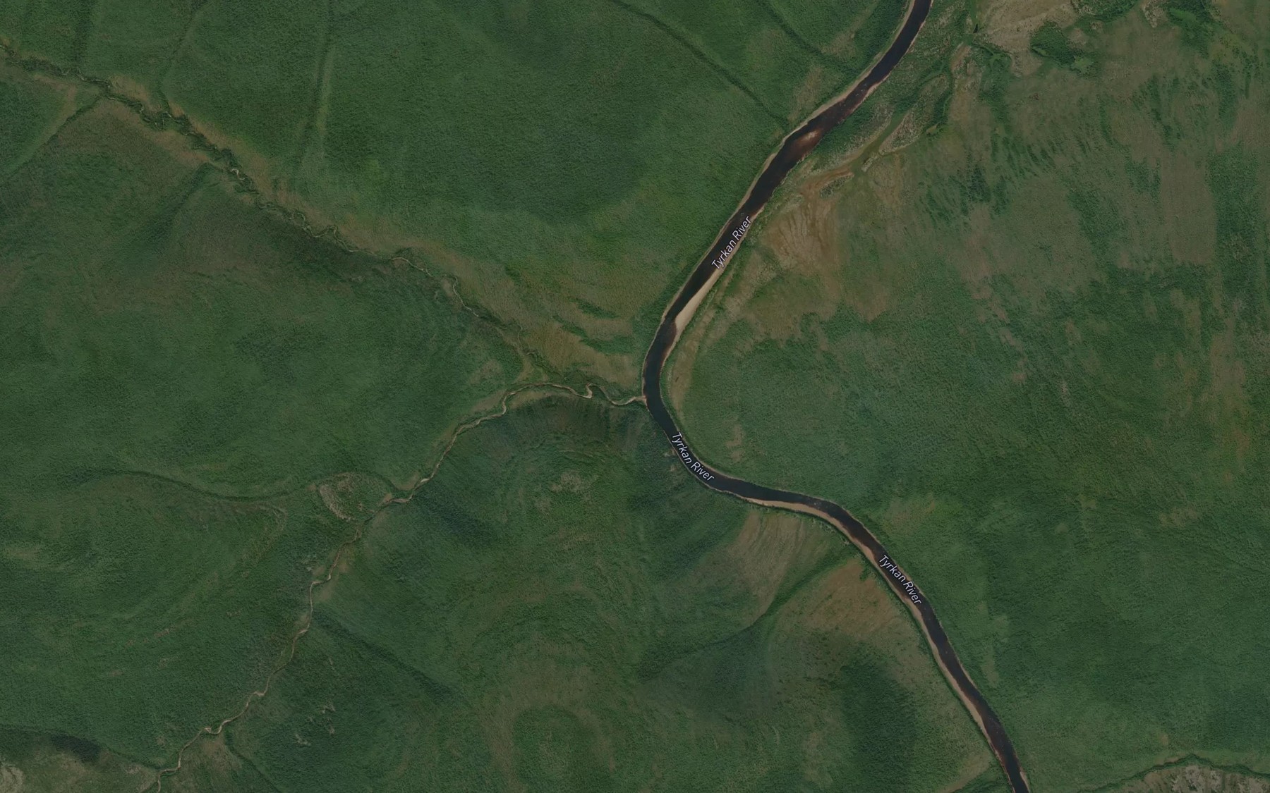 Satellite map of the Levyy Artyk