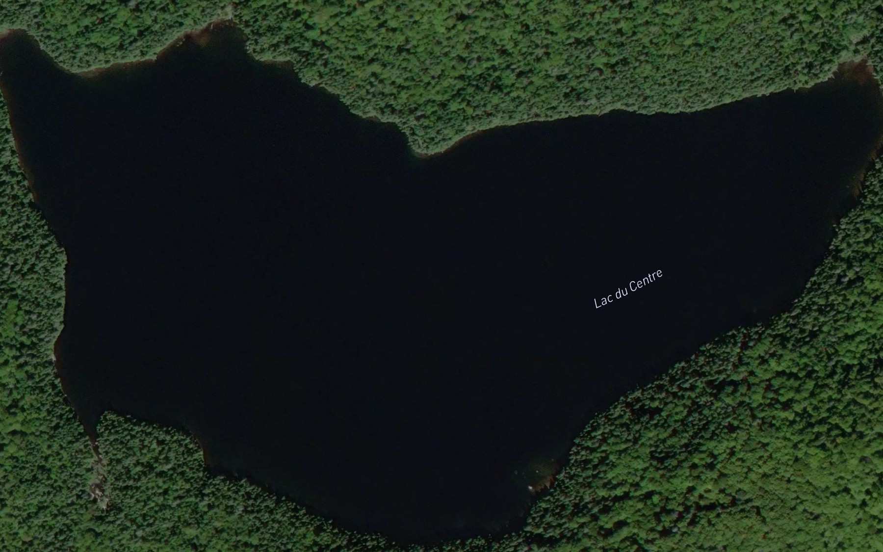 Satellite map of the Lac du Centre