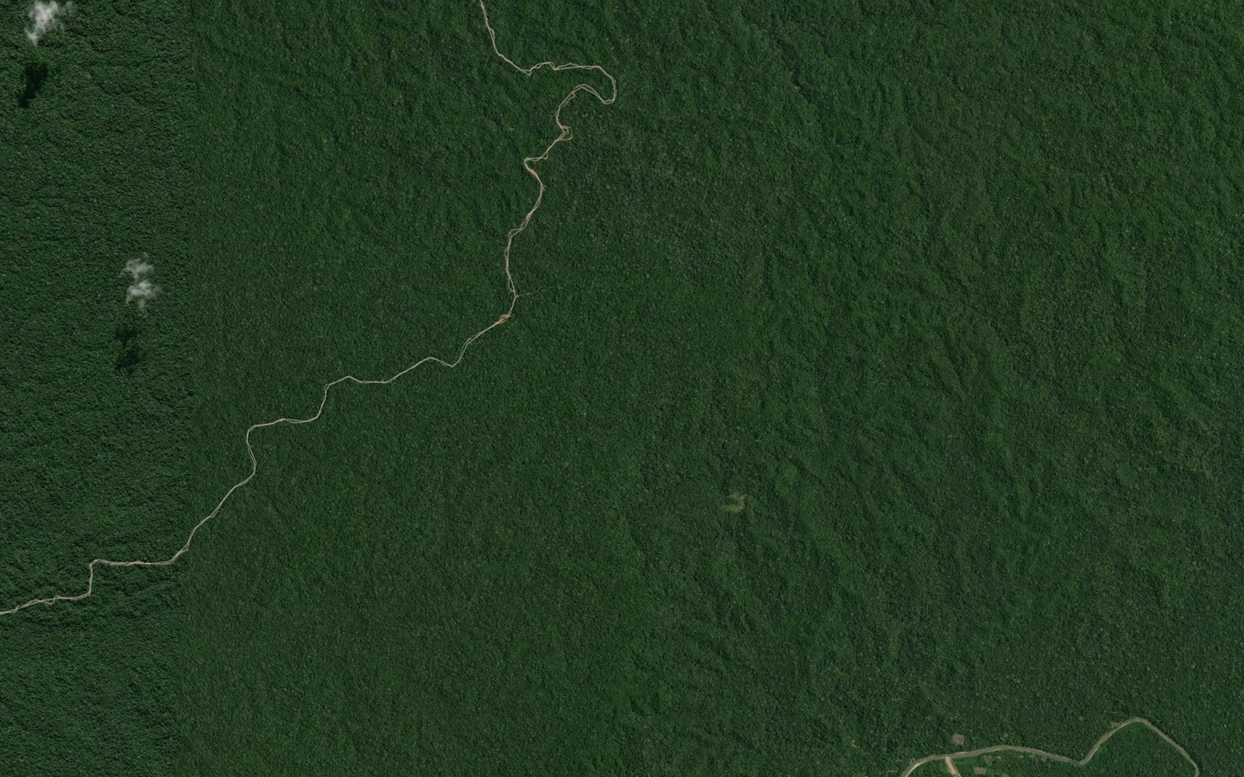Satellite map of the Rio Potebari