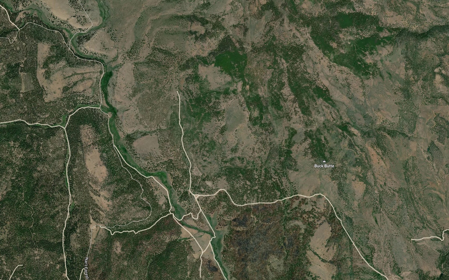 Satellite map of the Tats Spring