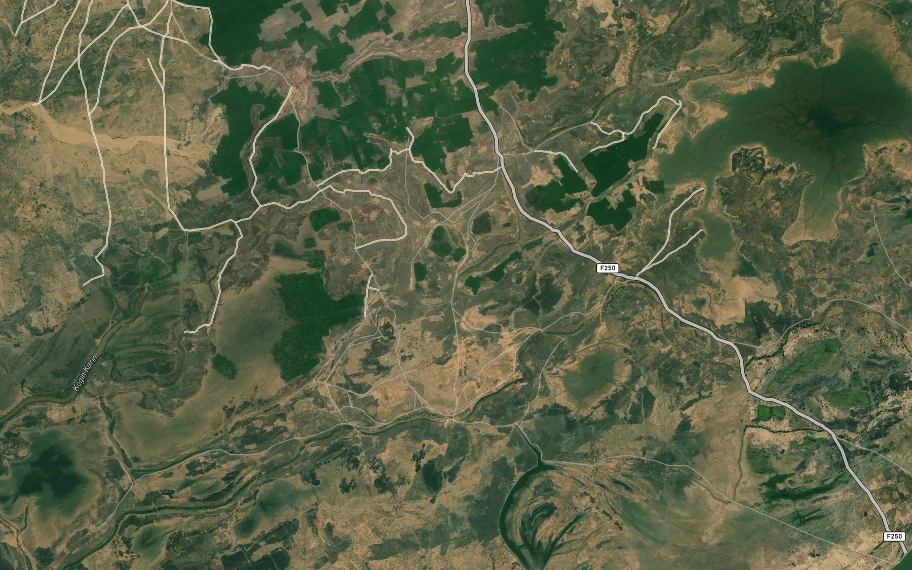 Satellite map of the River Giginya Biyu