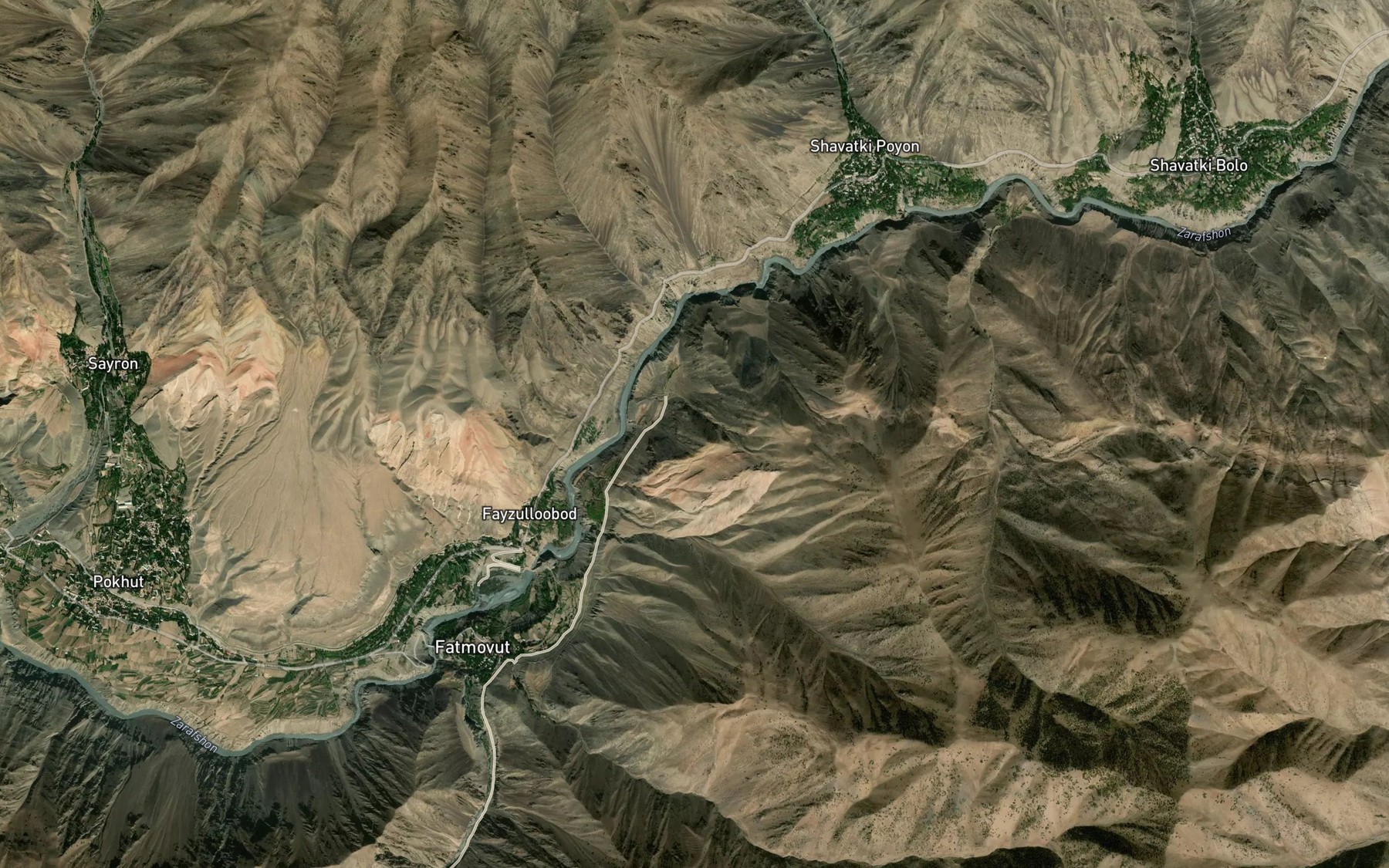 Satellite map of the Guzraut