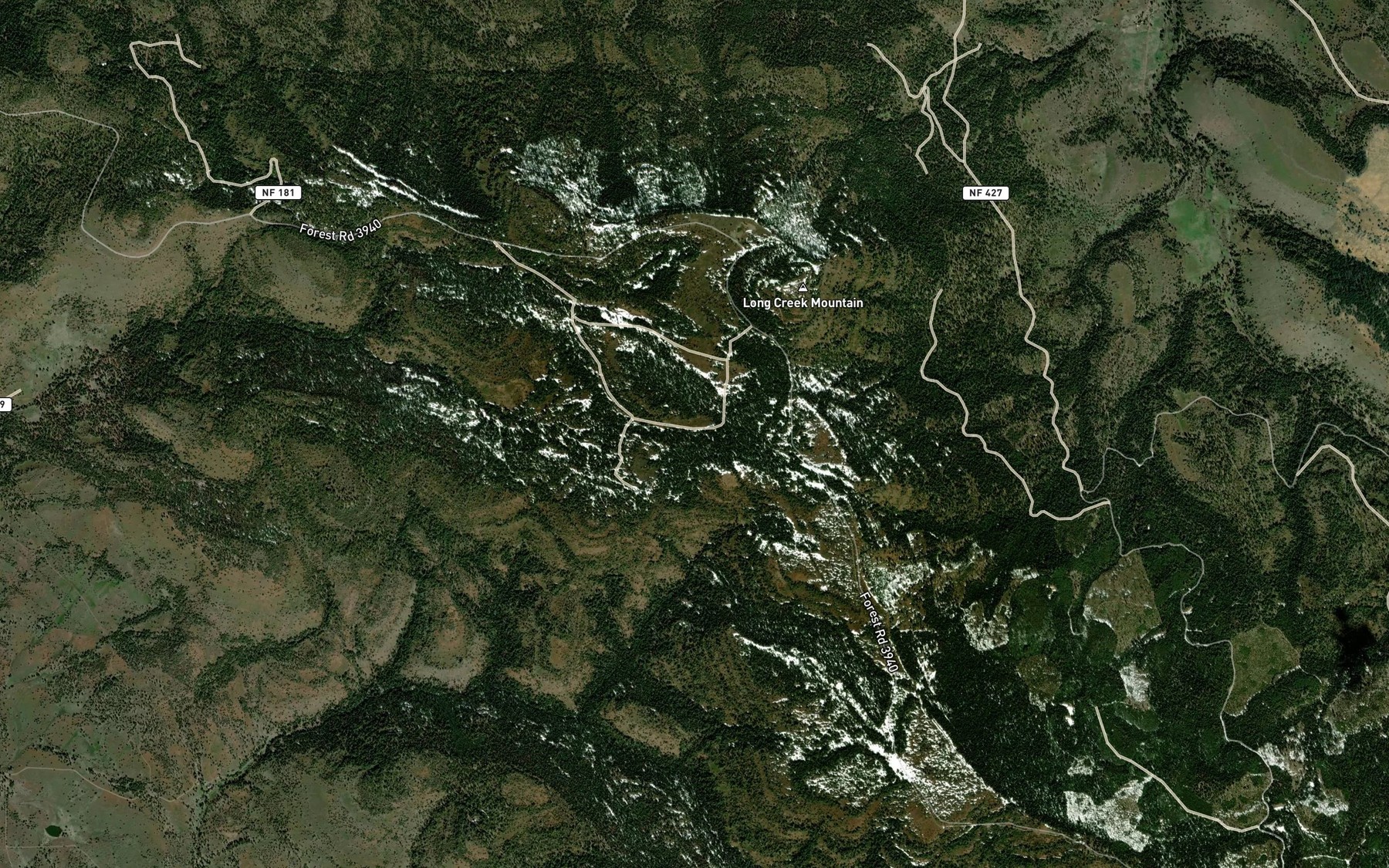 Satellite map of the Lantern Spring