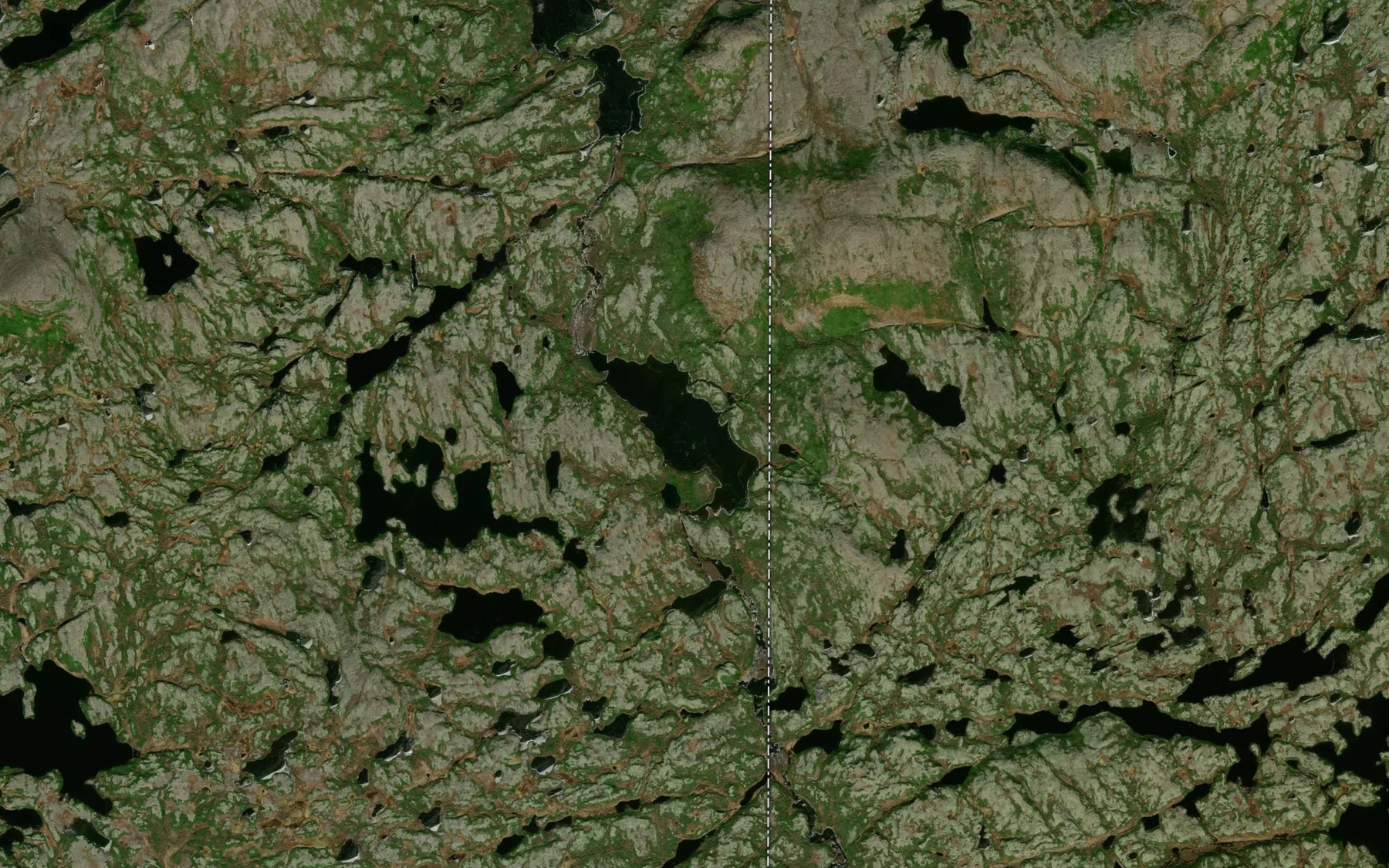 Satellite map of the Lac Neck