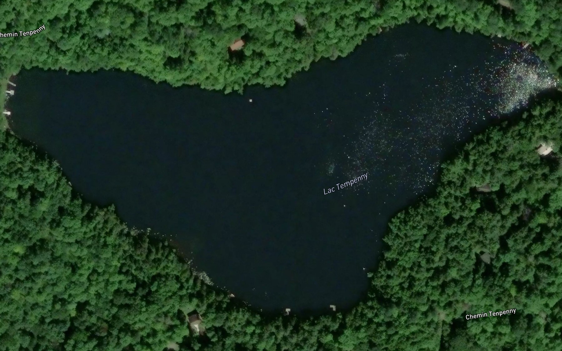 Satellite map of the Lac Tempenny