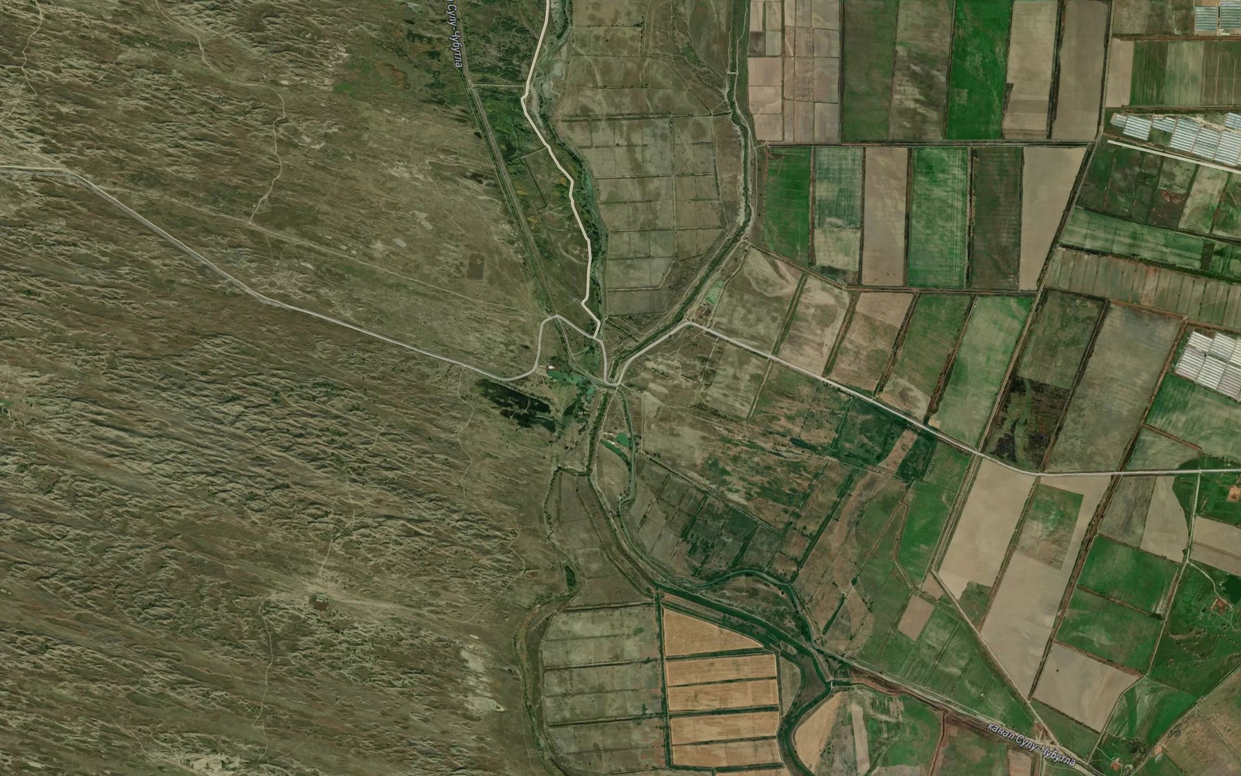 Satellite map of the Kanal Sulla-Chubutla