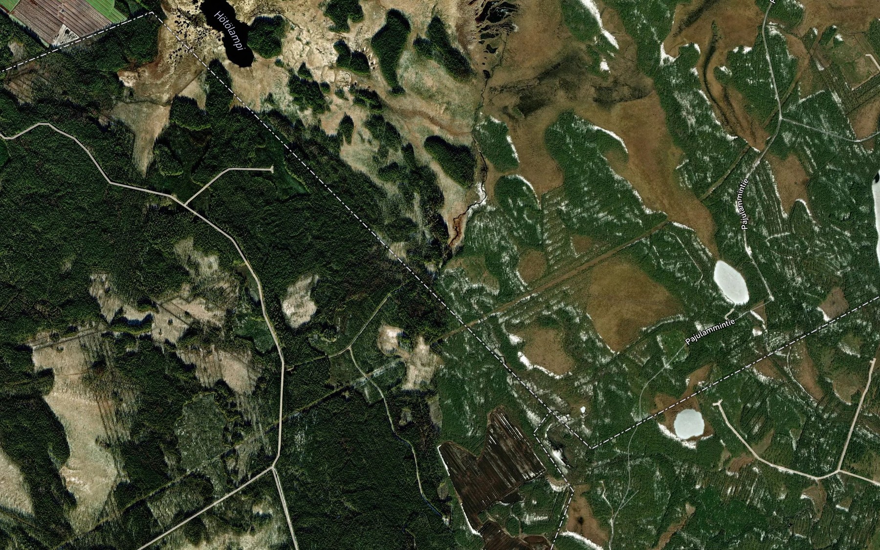 Satellite map of the Kortepuro