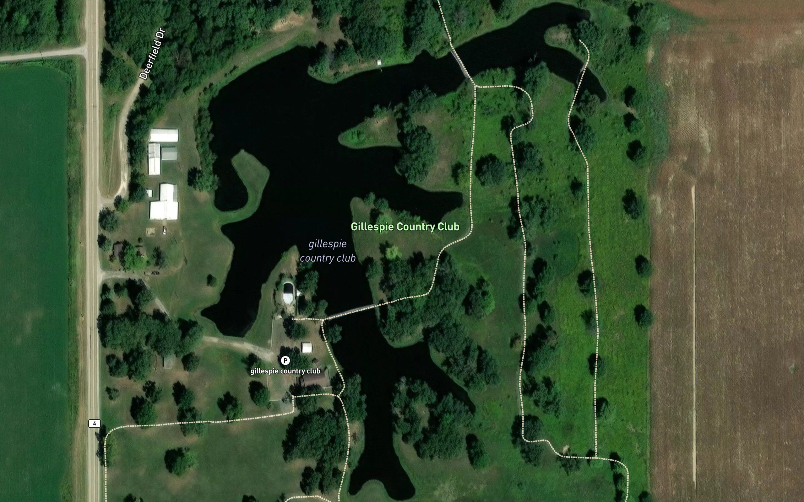 Gillespie Country Club Lake