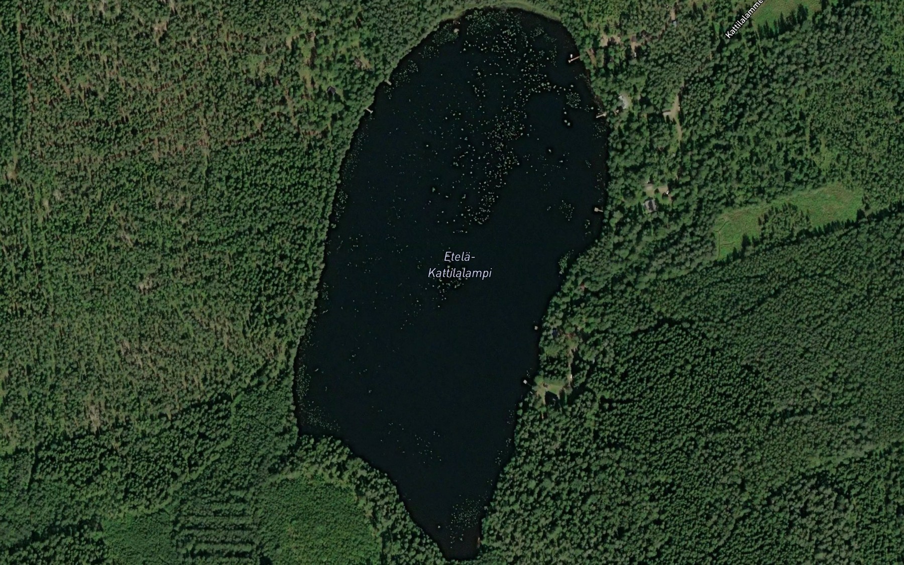 Satellite map of the Etela-Kattilalampi