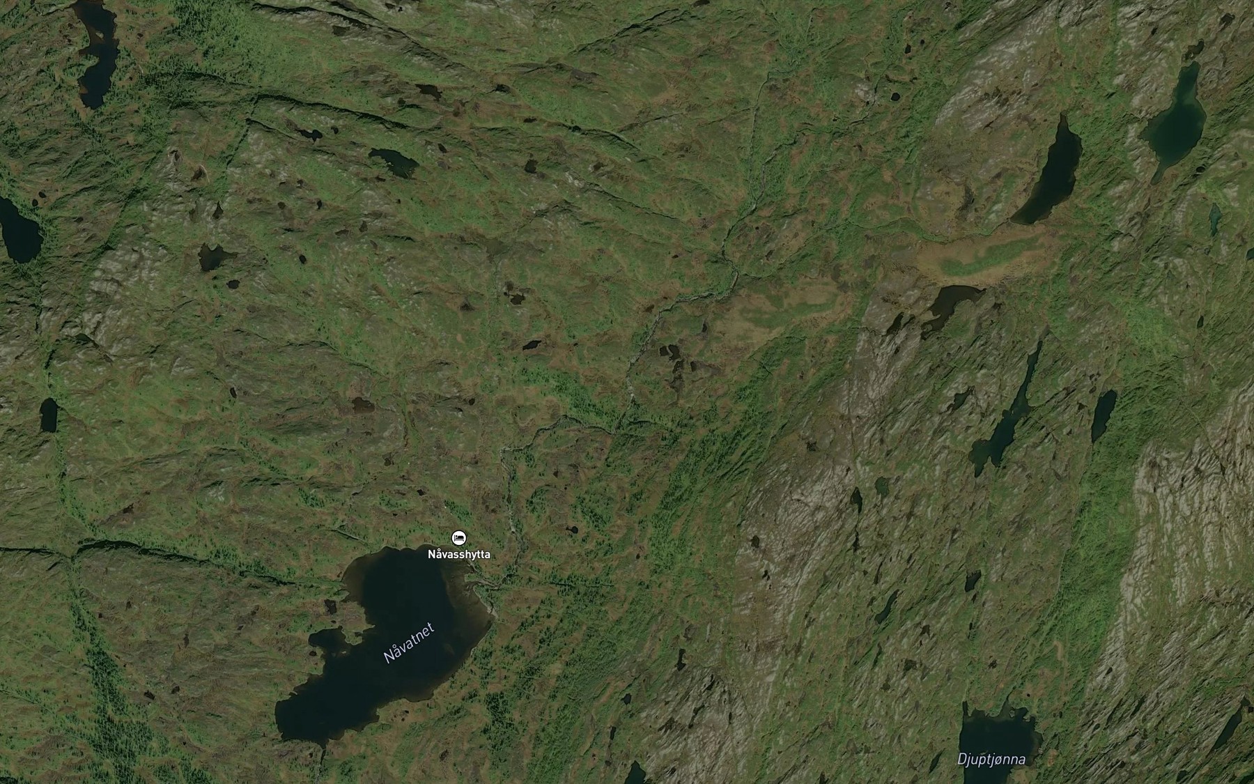 Satellite map of the Krulibekken