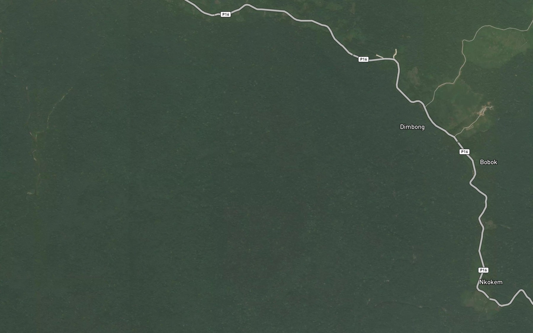 Satellite map of the Nsoungo