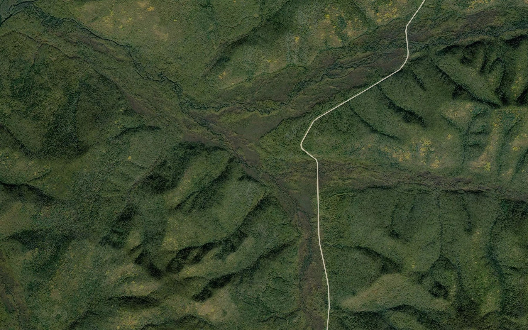 Satellite map of the Agashka