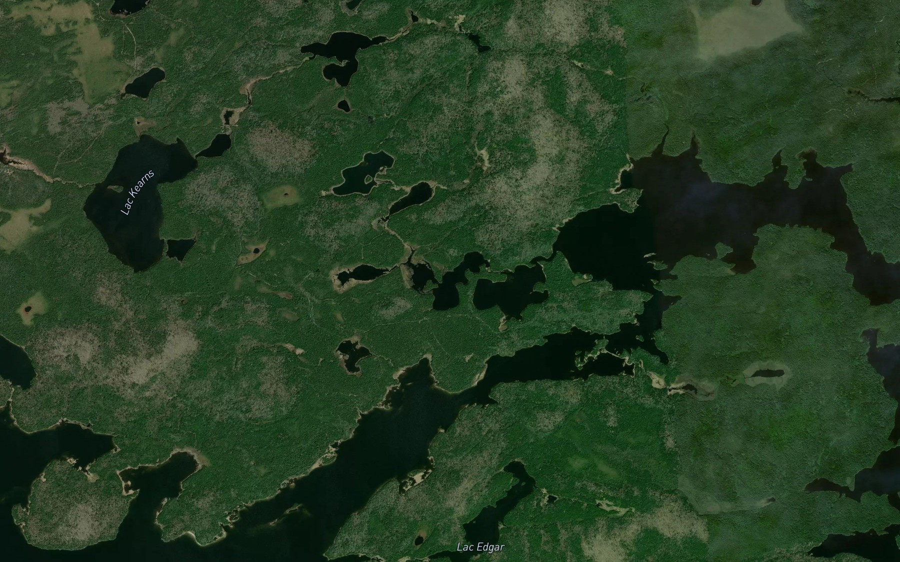 Satellite map of the Lac Alicante