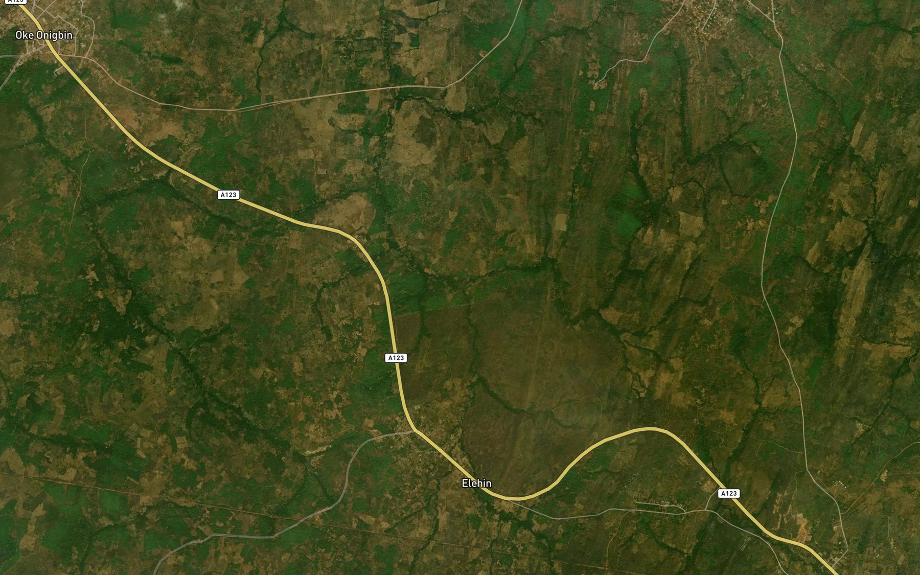 Satellite map of the RiverElamo
