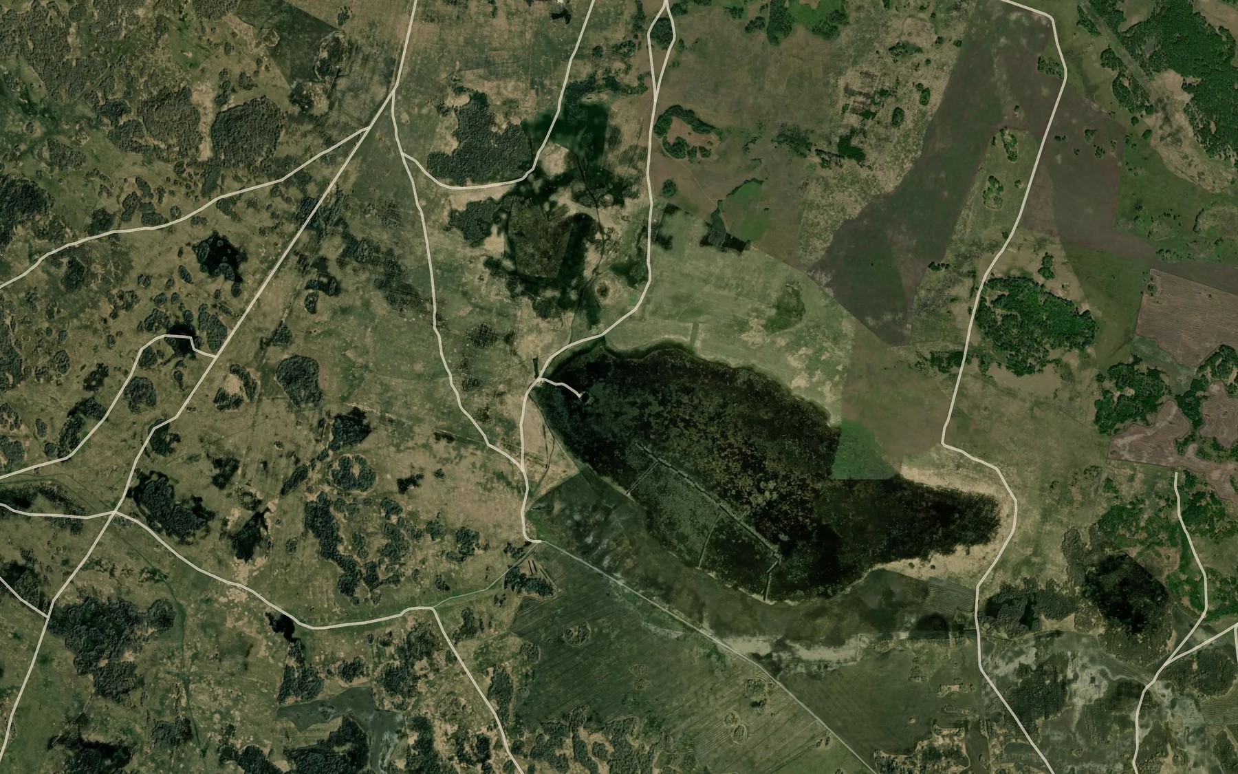 Satellite map of the Ozero Fedosovo