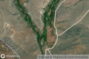 Satellite map of the West Fork Beech Creek