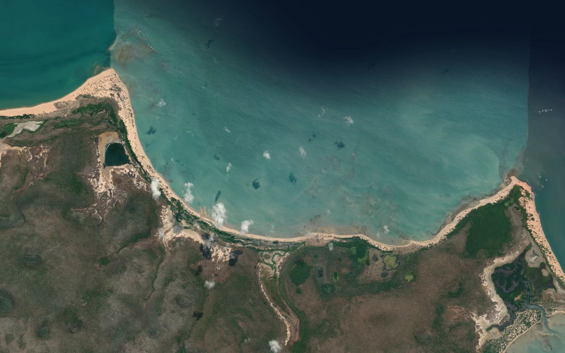 Satellite map of the Madarrgaidj Bay