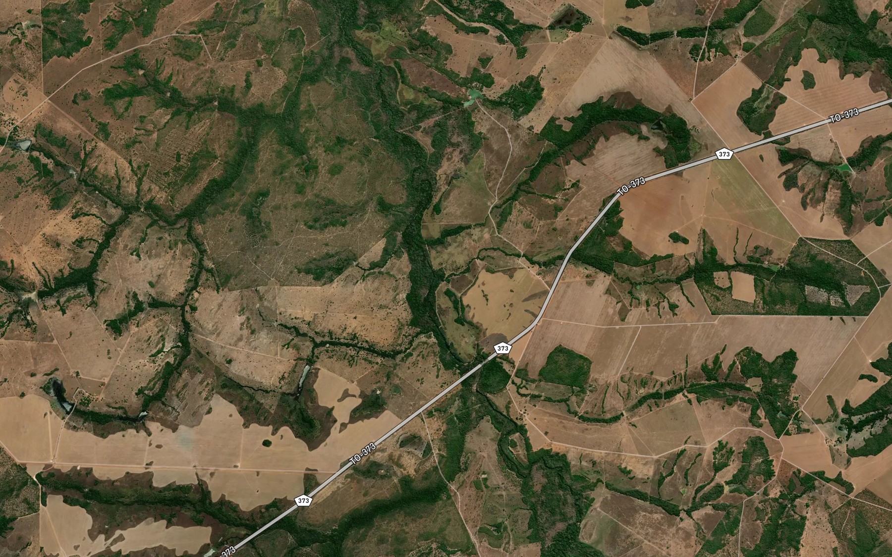 Satellite map of the Corrego Ferrugem