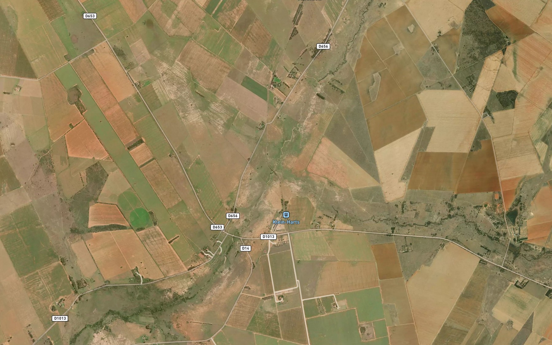Satellite map of the Holfonteinspruit