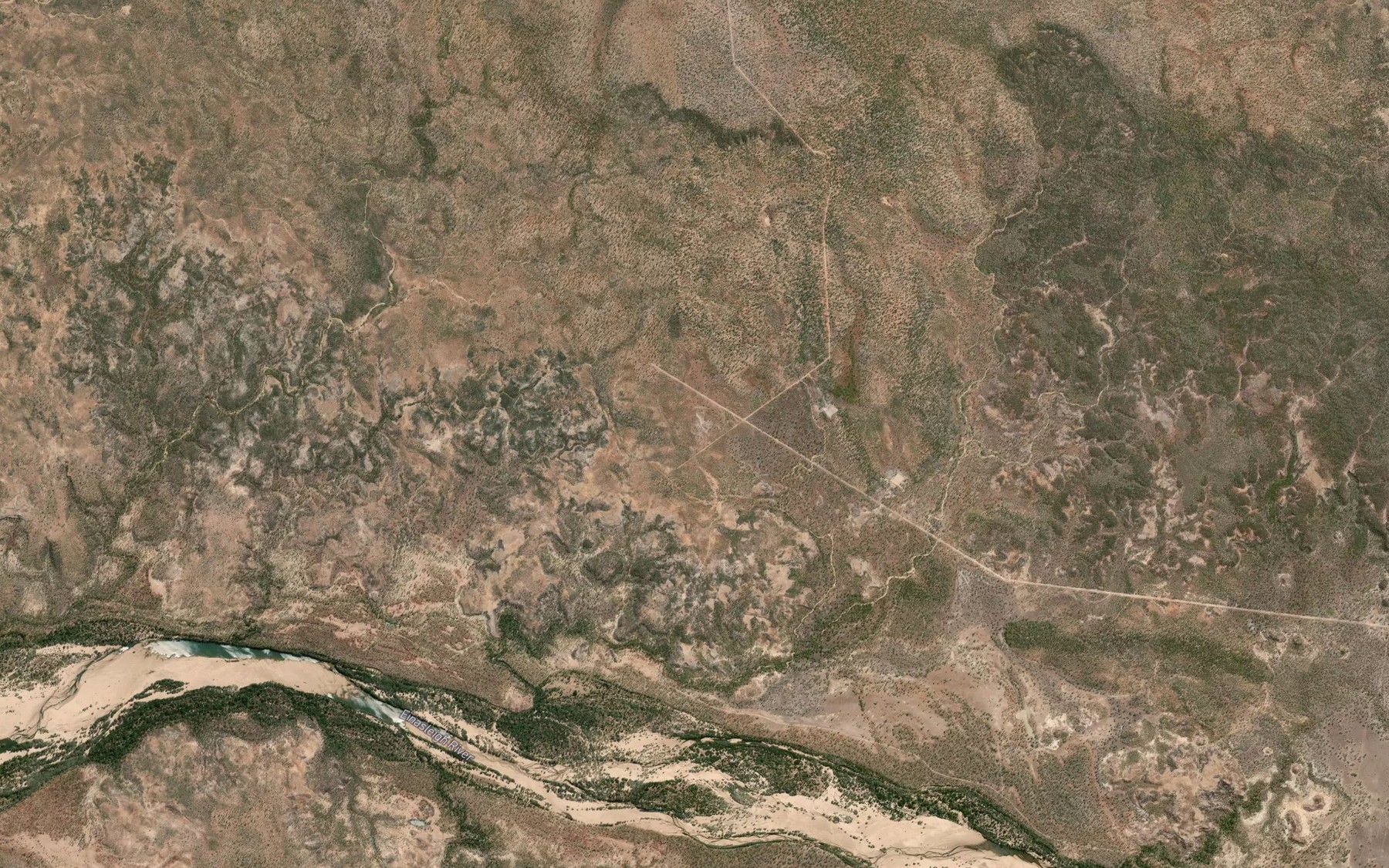 Satellite map of the Jar Lagoon