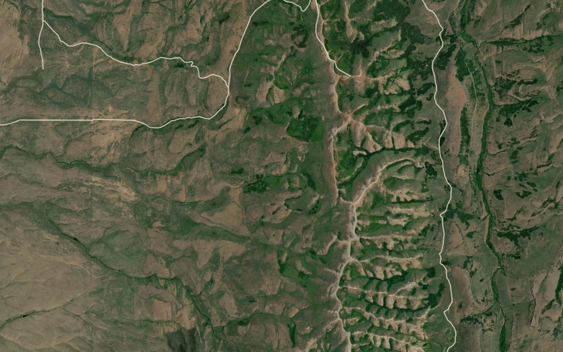 Satellite map of the Willow Spring