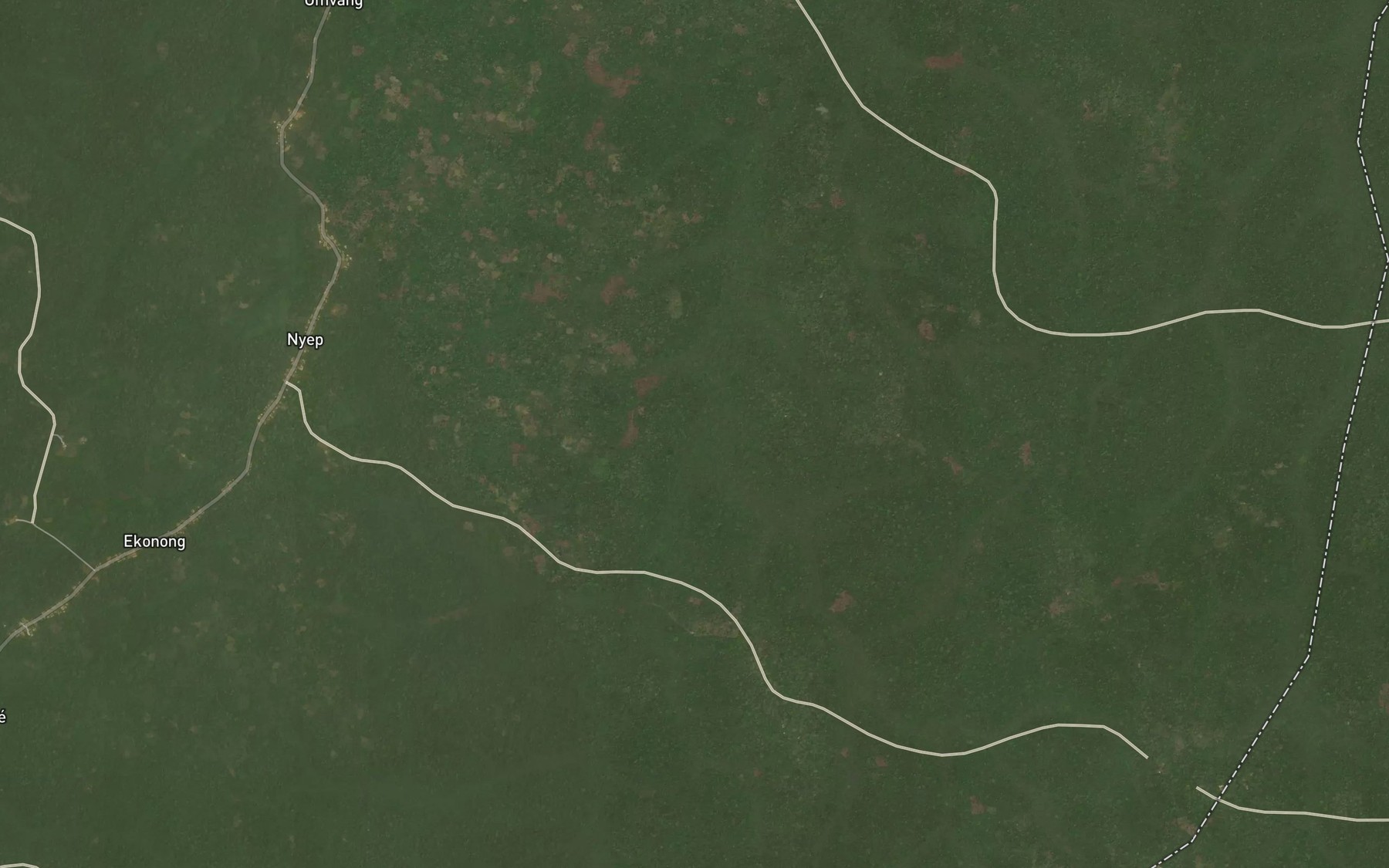 Satellite map of the Ngoue Osoe