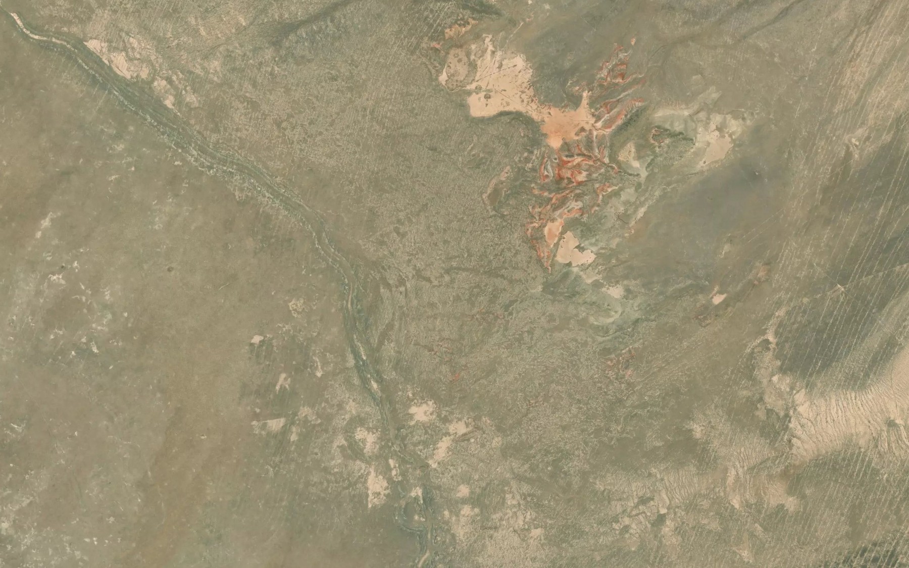 Satellite map of the Qizilqoq Suv Ombori