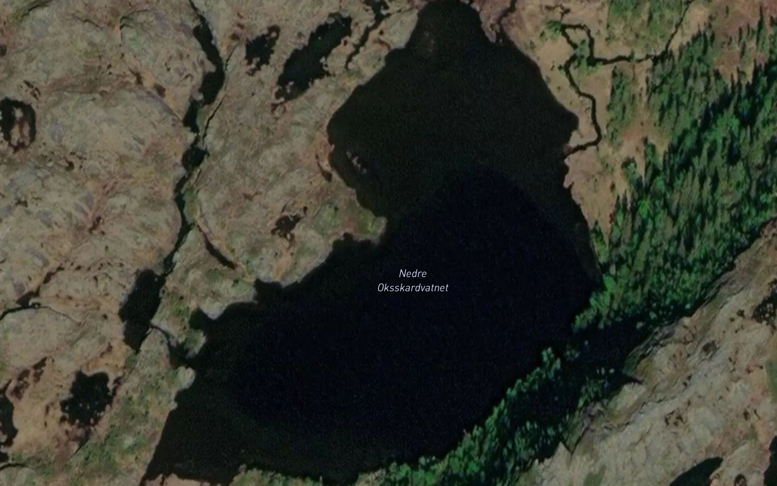 Ner Oksskardvatnet