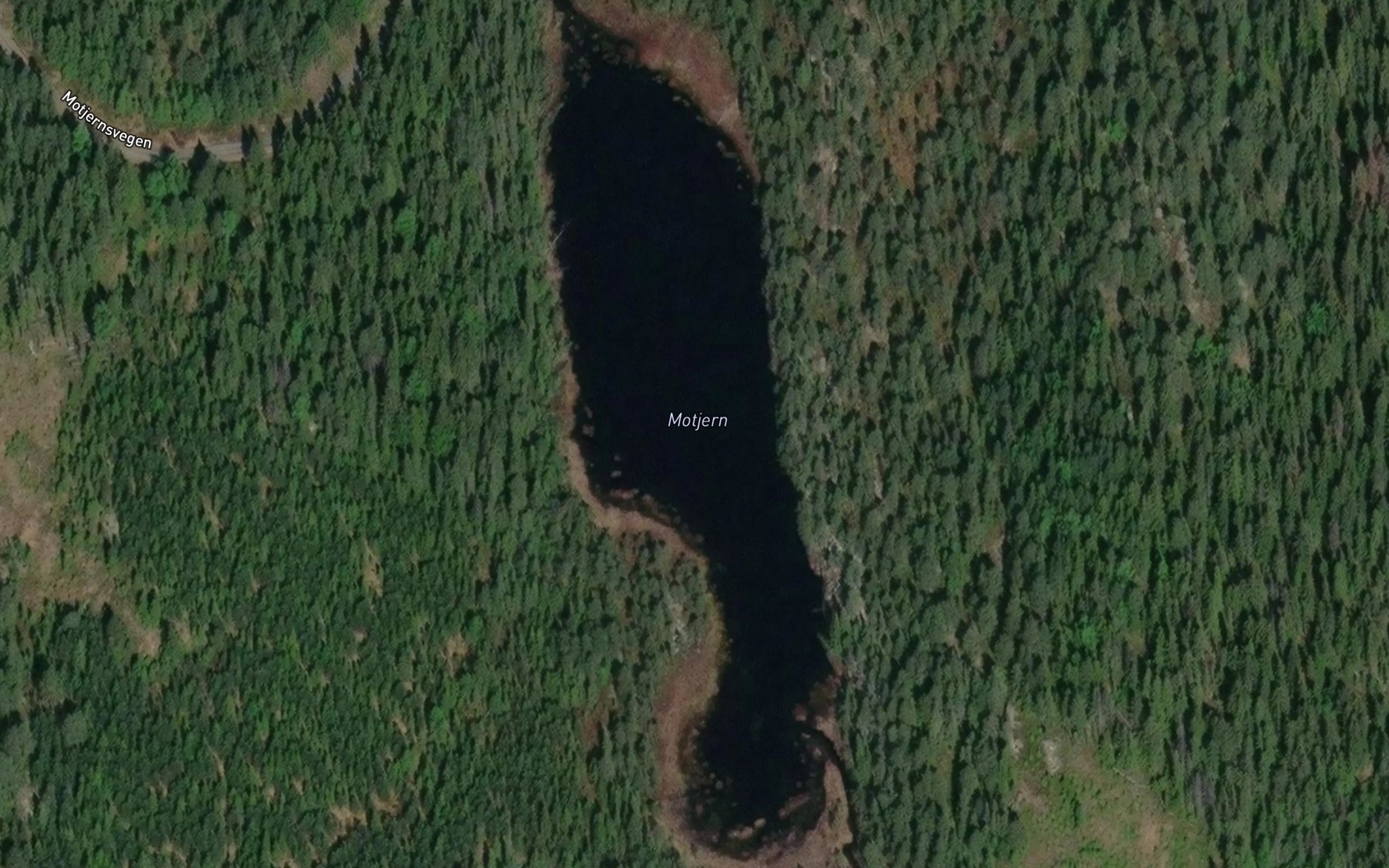 Satellite map of the Motjern