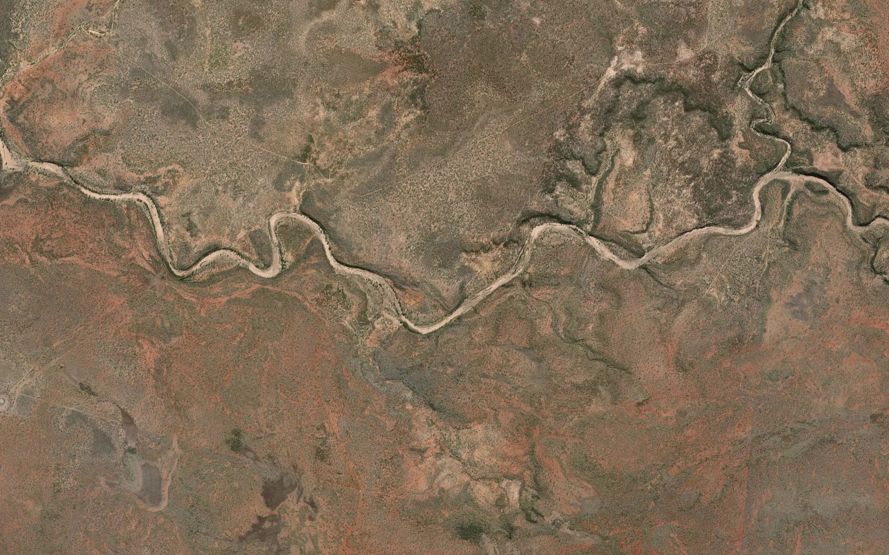 Satellite map of the Cummerstone Creek