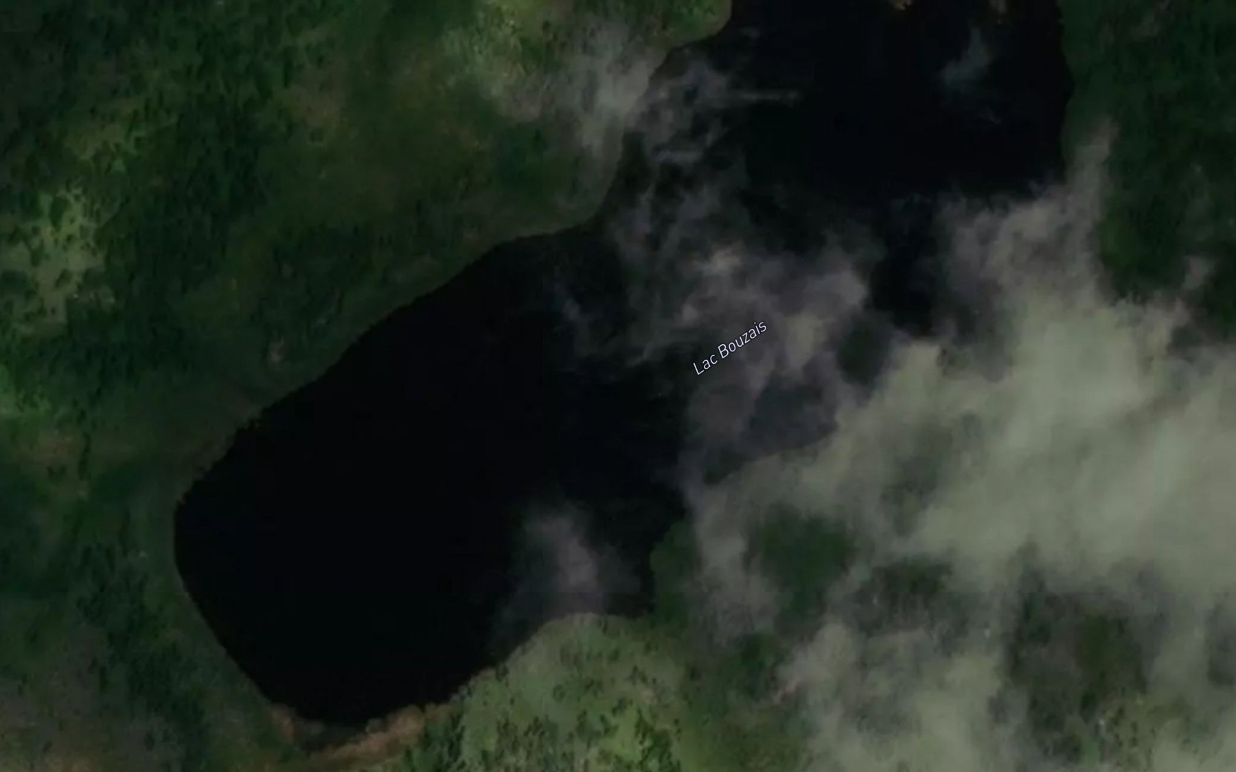 Satellite map of the Lac Bouzais