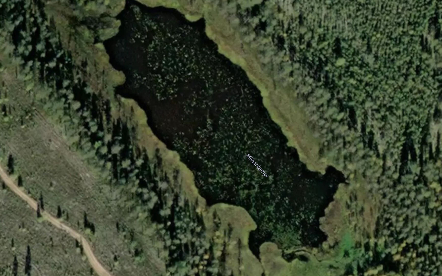 Satellite map of the Miinanlampi