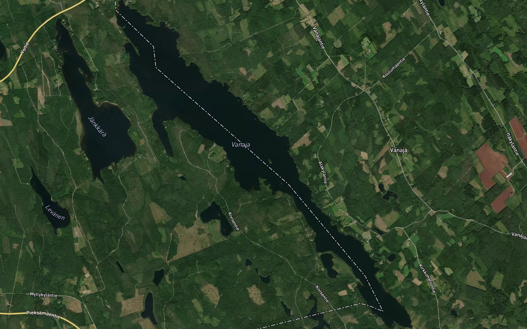 Satellite map of the Leppurinlahti
