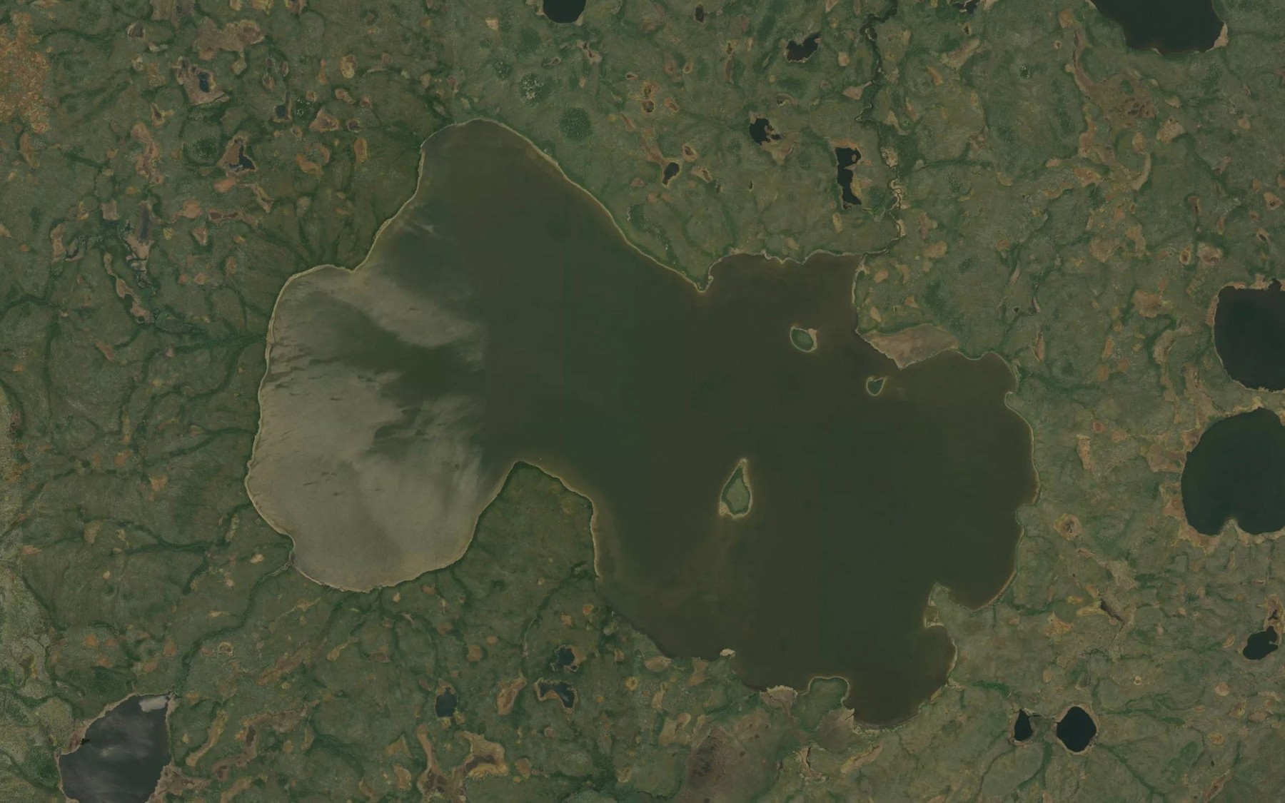 Satellite map of the Thorkelsson Lake