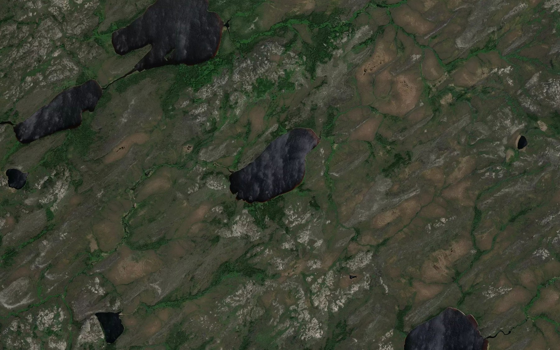Satellite map of the Lac Chekap