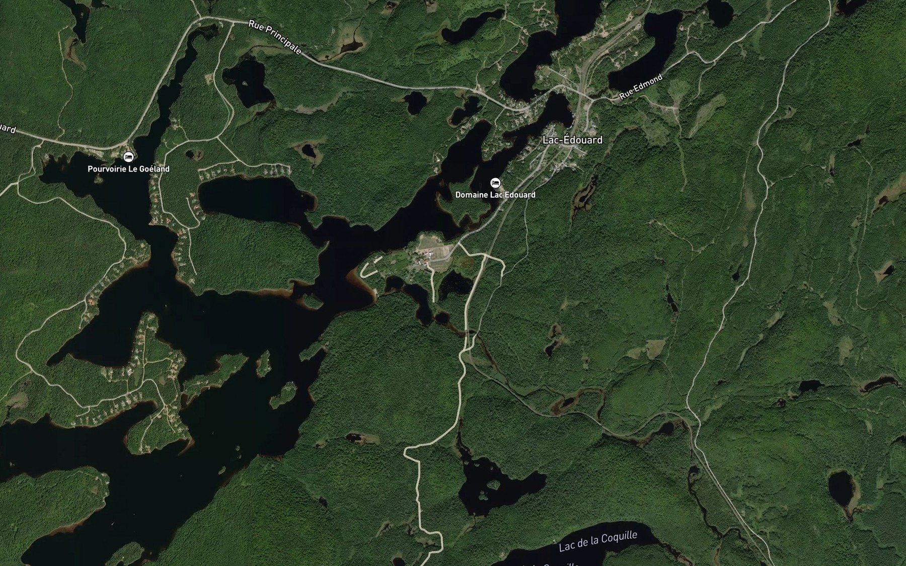 Satellite map of the Lac des Dechets