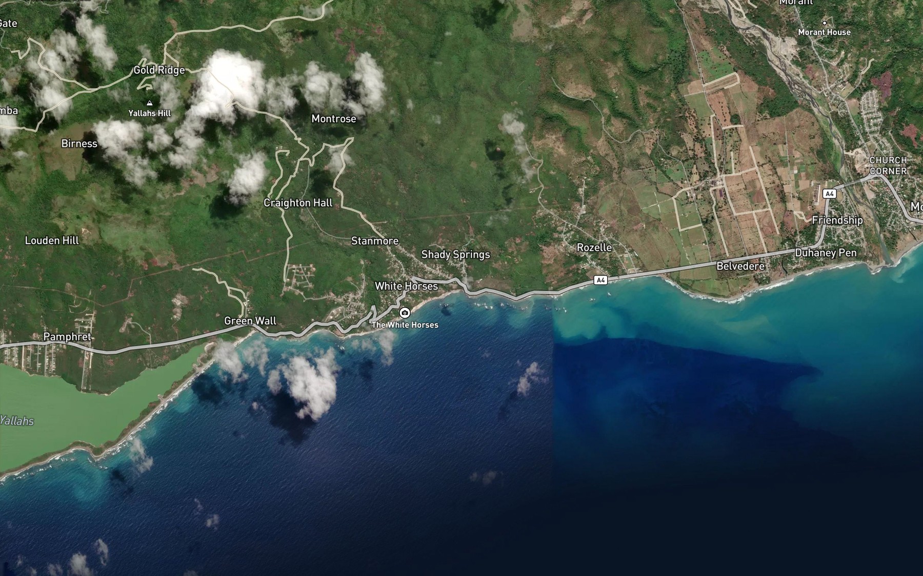 Satellite map of the Banfields Gut