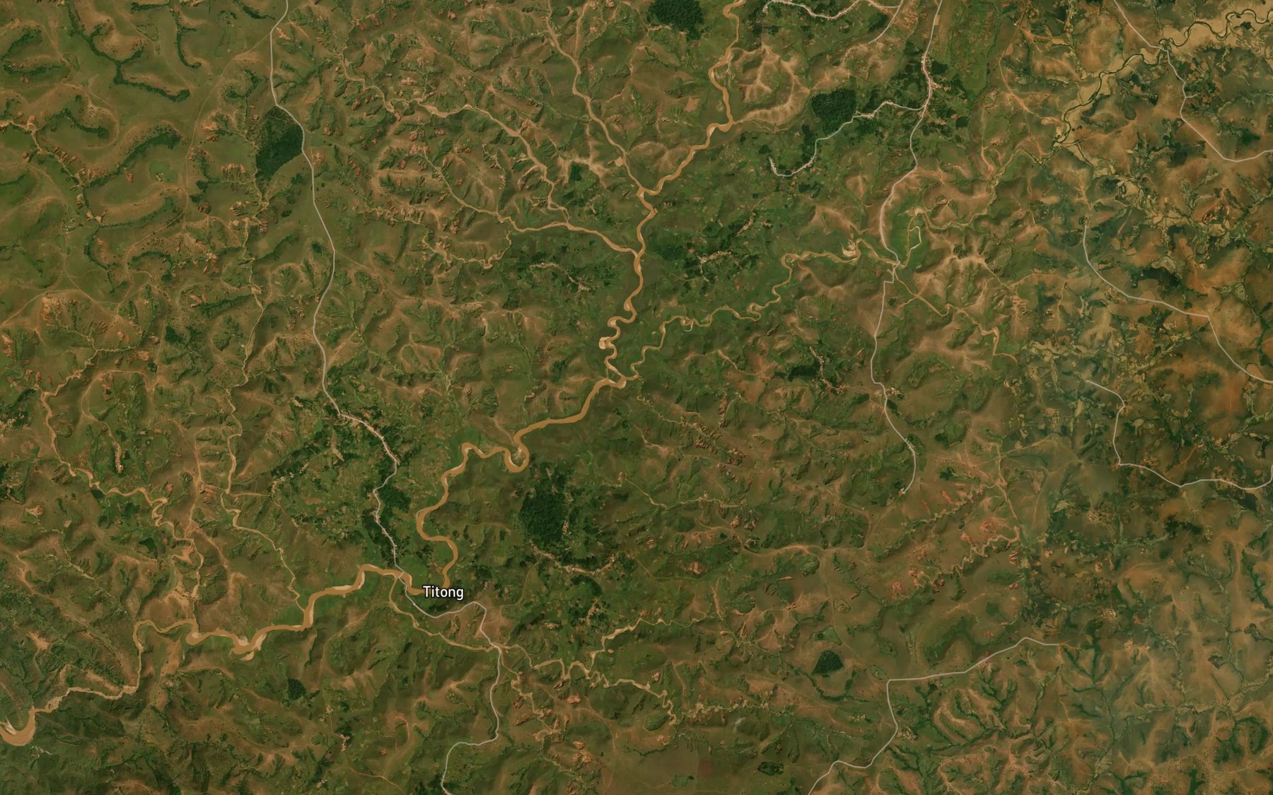 Satellite map of the Gunde